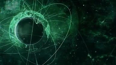 地球光线连接网络互联网量子科学视频的预览图